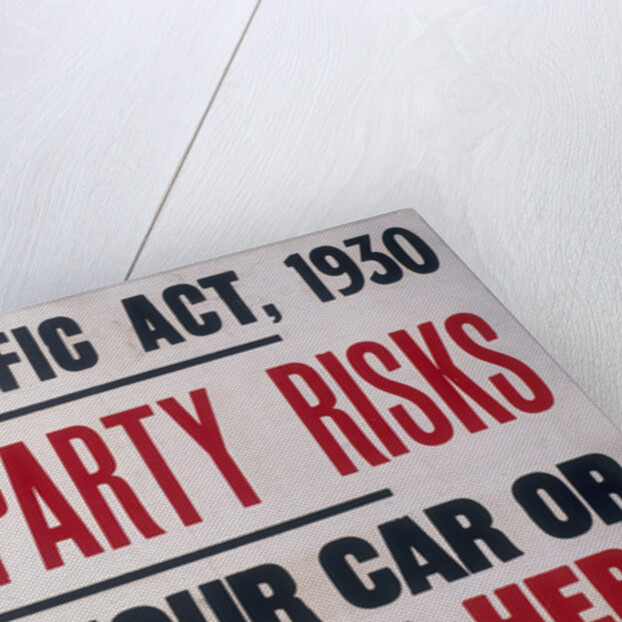 An insurance poster, 1930 by Unknown