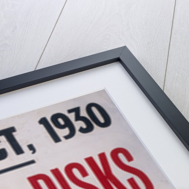 An insurance poster, 1930 by Unknown