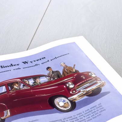 Poster advertising a Vauxhall Wyvern, 1956 by Unknown