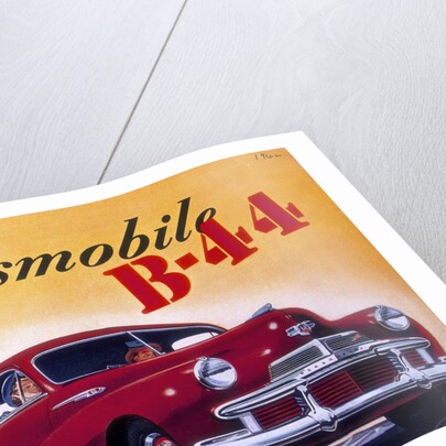 Poster advertising an Oldsmobile B44, 1942 by Unknown