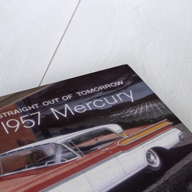 Poster advertising a Mercury car, 1957 by Unknown