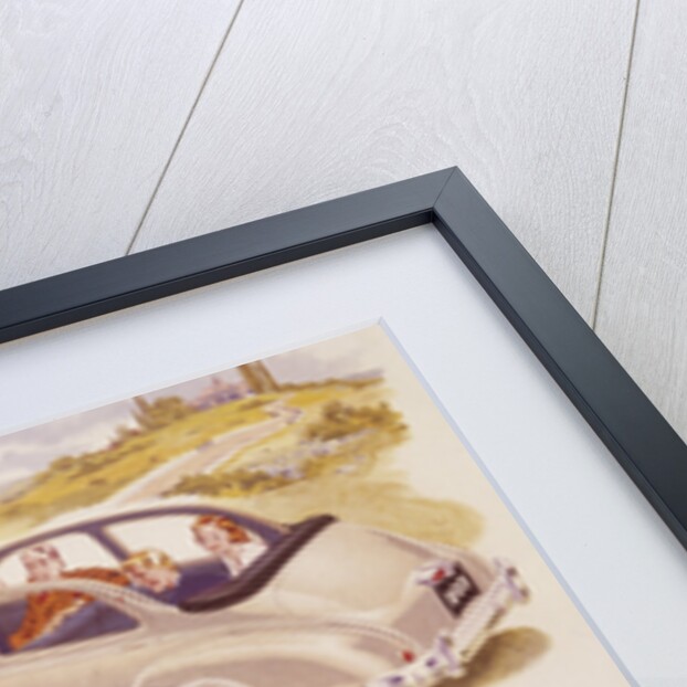 Poster advertising the Peugeot 203, 1952 by Unknown