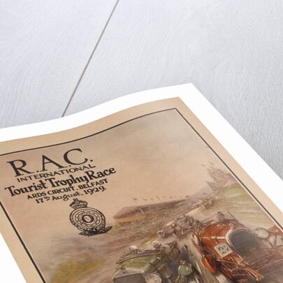 A programme for the RAC International Tourist Trophy Race, Belfast, Northern Ireland, 1929 by Unknown