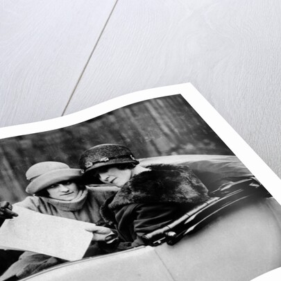 Two women in an 11.9 hp Calcott, c1922 by Unknown