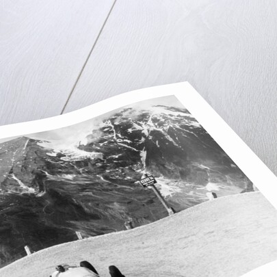 Hermann Muller in an Auto Union, German Mountain Grand Prix, Grossglockner, Austria, 1939 by Unknown