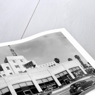 Auburn and Cord car showroom, USA, 1936 by Unknown
