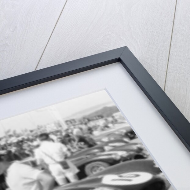 Stirling Moss with Porsche RSK, Goodwood, Sussex, 1955 by Unknown