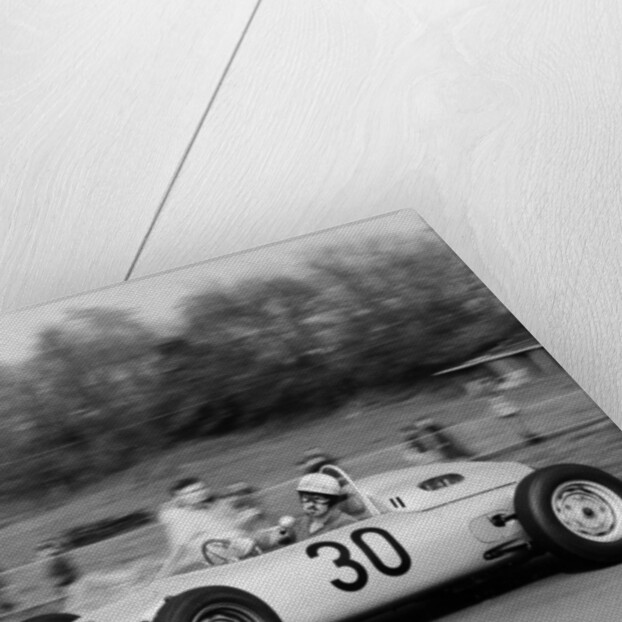 Jo Bonnier driving a works Porsche Formula 1 car, Brussels Grand Prix, Belgium, 1961 by Unknown