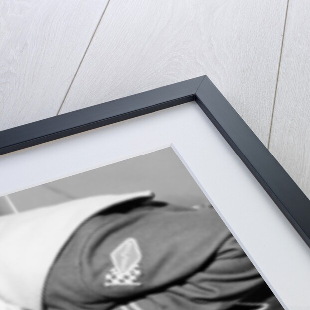 Craig Breedlove explaining the controls of 'Spirit of America Sonic I' to his wife, Lee, c1965 by Unknown