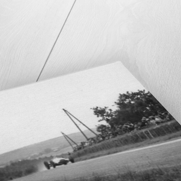 Rudolf Caracciola in his Mercedes, French Grand Prix, Rheims, 1938 by Unknown