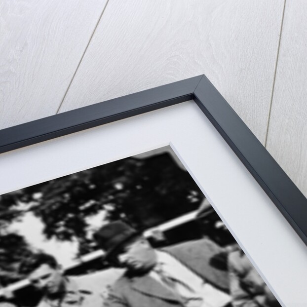 Alfred Neubauer with a Mercedes, Avus motor racing circuit, Berlin, Germany, 1938 by Unknown