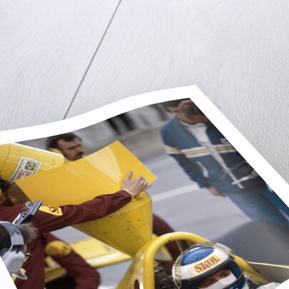 Keke Rosberg in a Fittipaldi-Cosworth F7, British Grand Prix, Brands Hatch, 1980 by Unknown