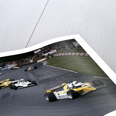 Rene Arnoux in the British Grand Prix by Anonymous