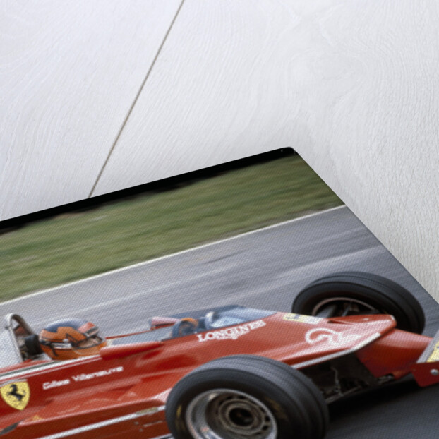 Gilles Villeneuve racing a Ferrari 312T5, British Grand Prix, Brands Hatch, 1980 by Unknown
