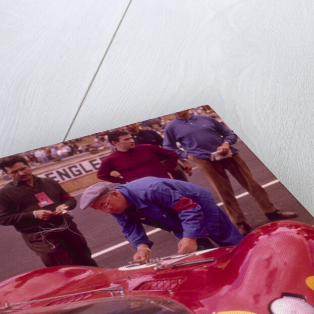 The Ferrari pit, Le Mans, France, 1965 by Unknown