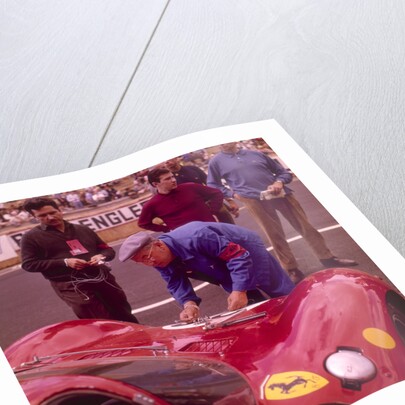 The Ferrari pit, Le Mans, France, 1965 by Unknown