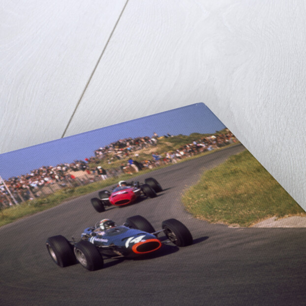 Jackie Stewart in a BRM, at the Dutch Grand Prix, Zandvoort, Holland, 1966 by Unknown