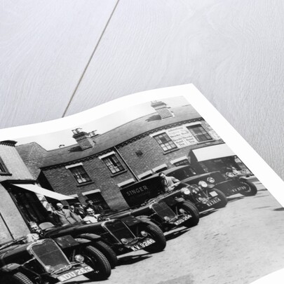 A line of Singer Le Mans 1.5 Litre TT cars, 1934 by Unknown