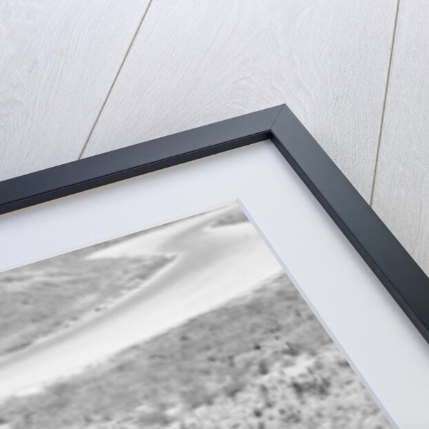 1964 Chevrolet Corvette Stingray on a winding racetrack, (c1964?) by Unknown