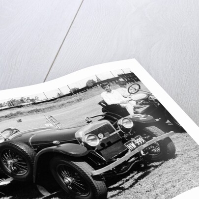 A woman at the wheel of a 3.6 litre 1914 Hispano-Suiza Alfonso XIII, Sydney, Australia by Unknown