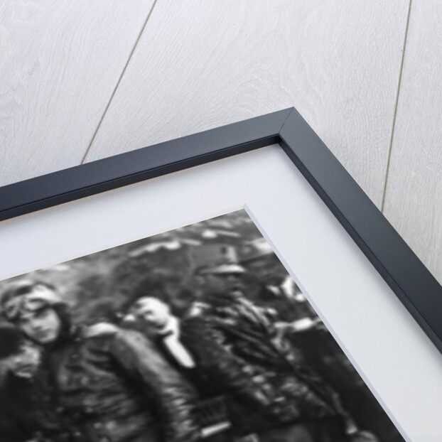 Karl Burlage having his Norton bike weighed for a TT competition by Unknown