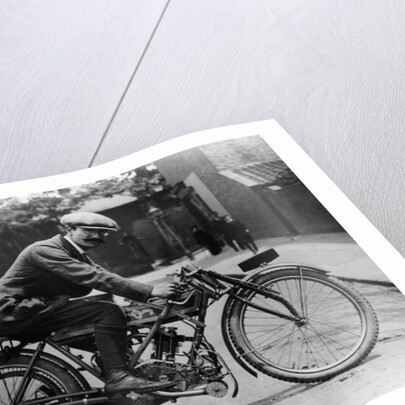 Harry Collier on a Matchless bike, Isle of Man Senior TT, 1912 by Unknown