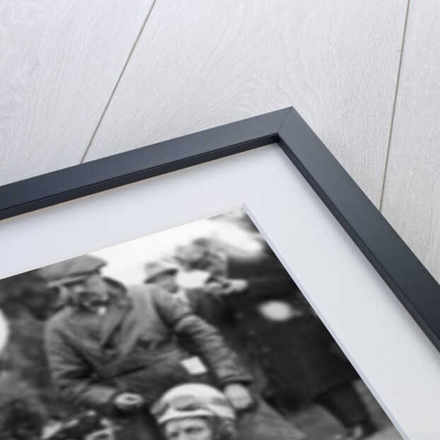 Freddie Dixon and passenger Walter Denny, Isle of Man sidecar TT race by Anonymous