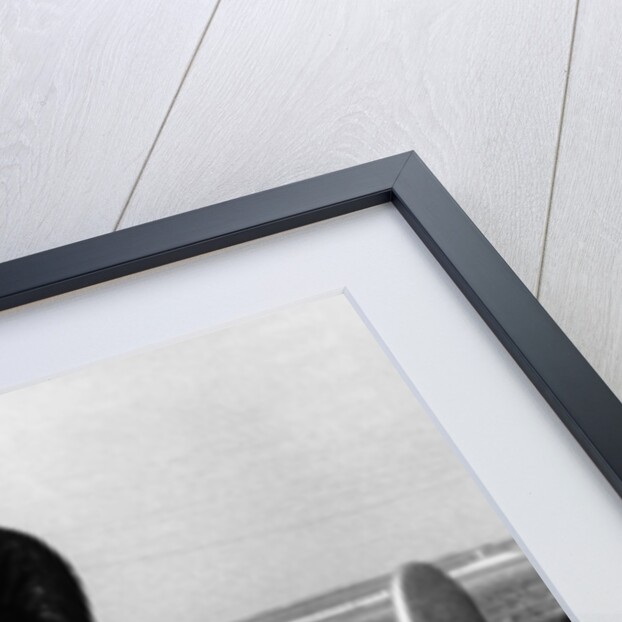 Wilhelm Noll on a 500cc BMW motorcycle, 1955 by Unknown