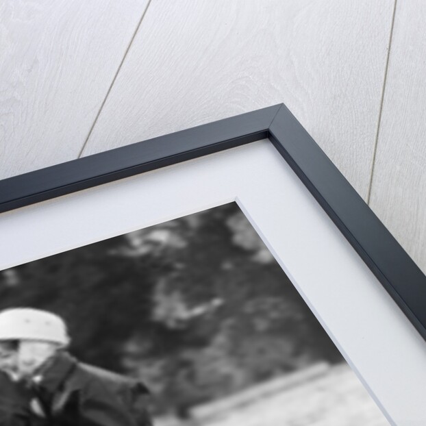 A man and a woman riding an Ariel Leader, 1958 by Unknown