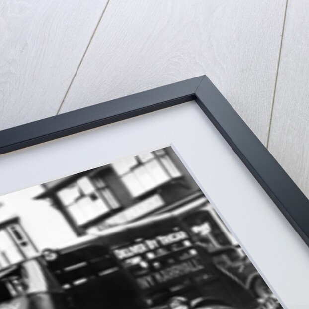 Woman riding a 1929 500cc AJS motorbike, (c1929?) by Unknown