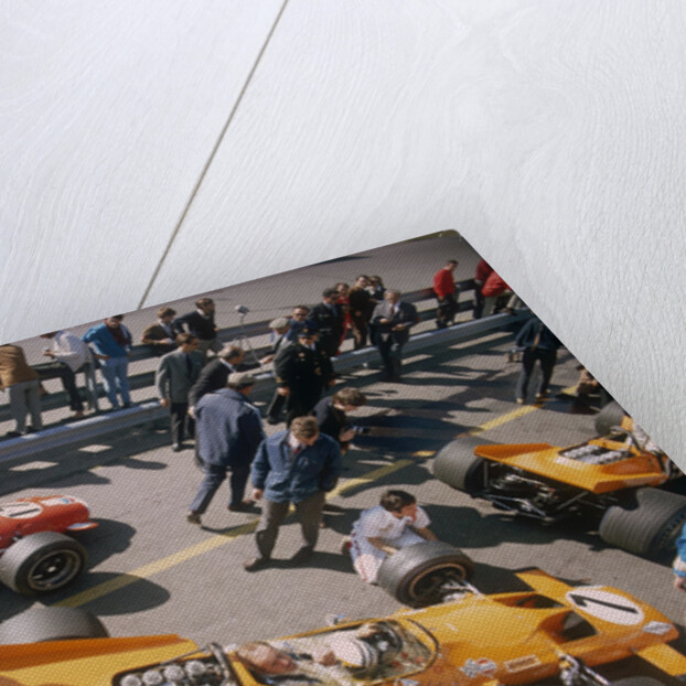 Denny Hulme's McLaren Ford at the British Grand Prix, Silverstone, Northamptonshire, 1969 by Unknown