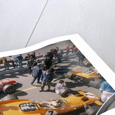 Denny Hulme's McLaren Ford at the British Grand Prix, Silverstone, Northamptonshire, 1969 by Unknown