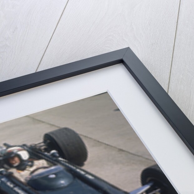 Chris Amon and Jackie Stewart at the British Grand Prix, Silverstone, Northamptonshire, 1967 by Unknown