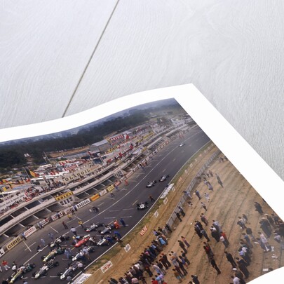 Starting grid of the French Grand Prix, Le Mans, 1967 by Unknown