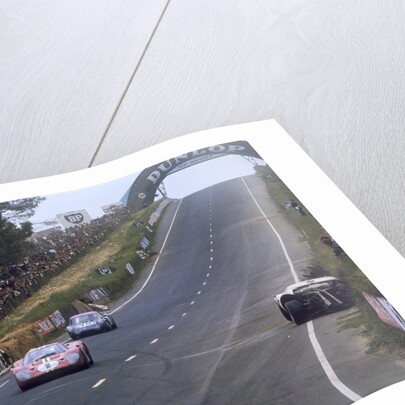 Ford GT40 leading Alpine A210 Renault, Le Mans 24 Hours, France, 1967 by Unknown