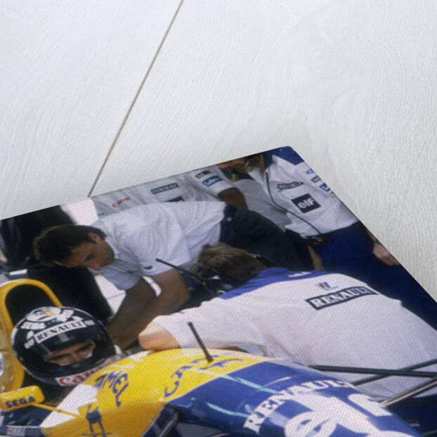 Damon Hill in his Williams-Renault, 1993 by Unknown