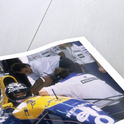 Damon Hill in his Williams-Renault, 1993 by Unknown