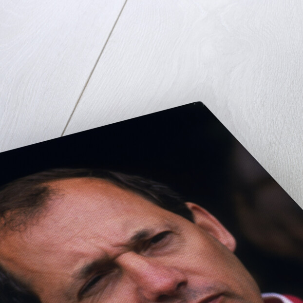 Ron Dennis, McLaren Formula 1 team manager, British Grand Prix, Silverstone, Northamptonshire, 1989 by Unknown