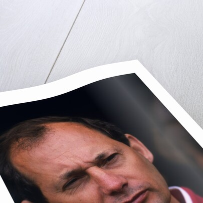 Ron Dennis, McLaren Formula 1 team manager, British Grand Prix, Silverstone, Northamptonshire, 1989 by Unknown