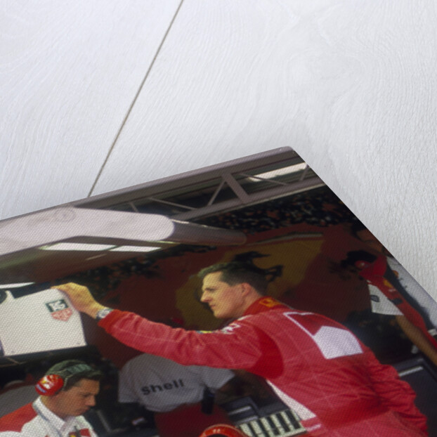 Michael Schumacher with Ferrari, British Grand Prix, Silverstone, Northamptonshire, 1997 by Unknown