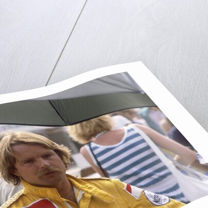 Keke Rosberg at the British Grand Prix, Brands Hatch, Kent, 1982 by Unknown