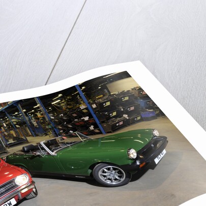 Austin Mini 1275 GT 1980 and MG Midget 1979 by Simon Clay