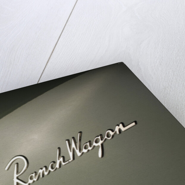 Ford Ranch wagon with kom pack trailer 1952 by Simon Clay