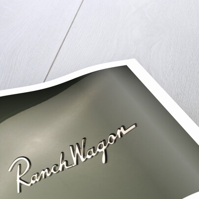 Ford Ranch wagon with kom pack trailer 1952 by Simon Clay