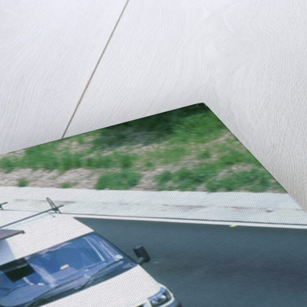 Ford transit van driving along M27 Motorway, 2002 by Unknown
