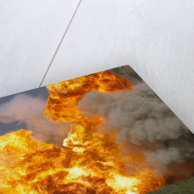 Car explosion by Unknown