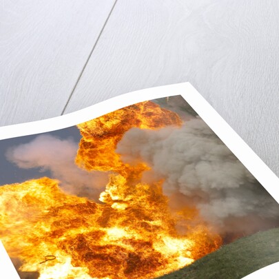 Car explosion by Unknown