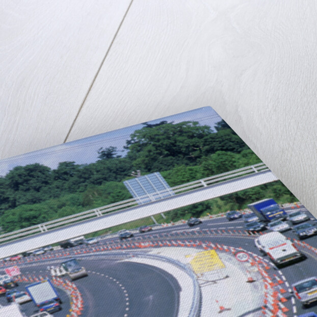 Contraflow system on M27 motorway by Unknown