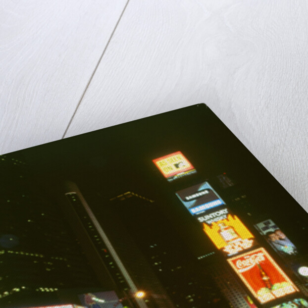 New York city street at night by Unknown