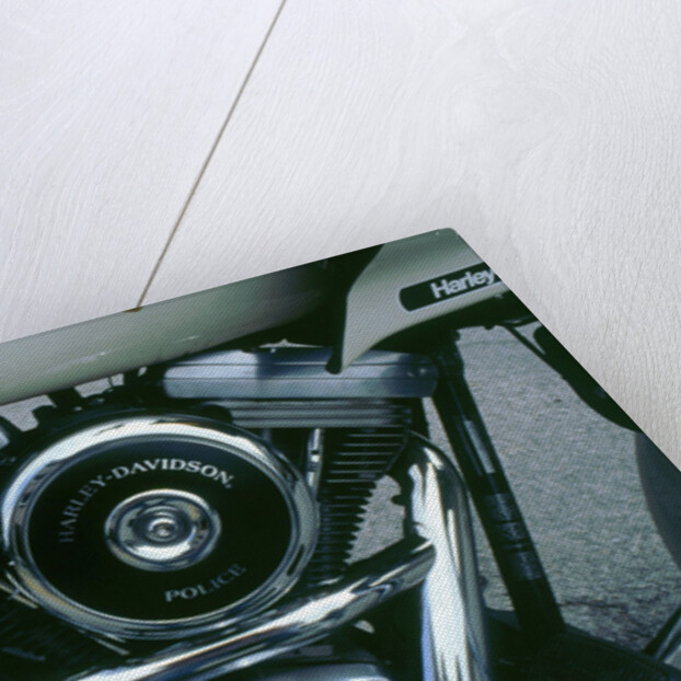 Engine of 1994 Harley Davidson police bike by Unknown